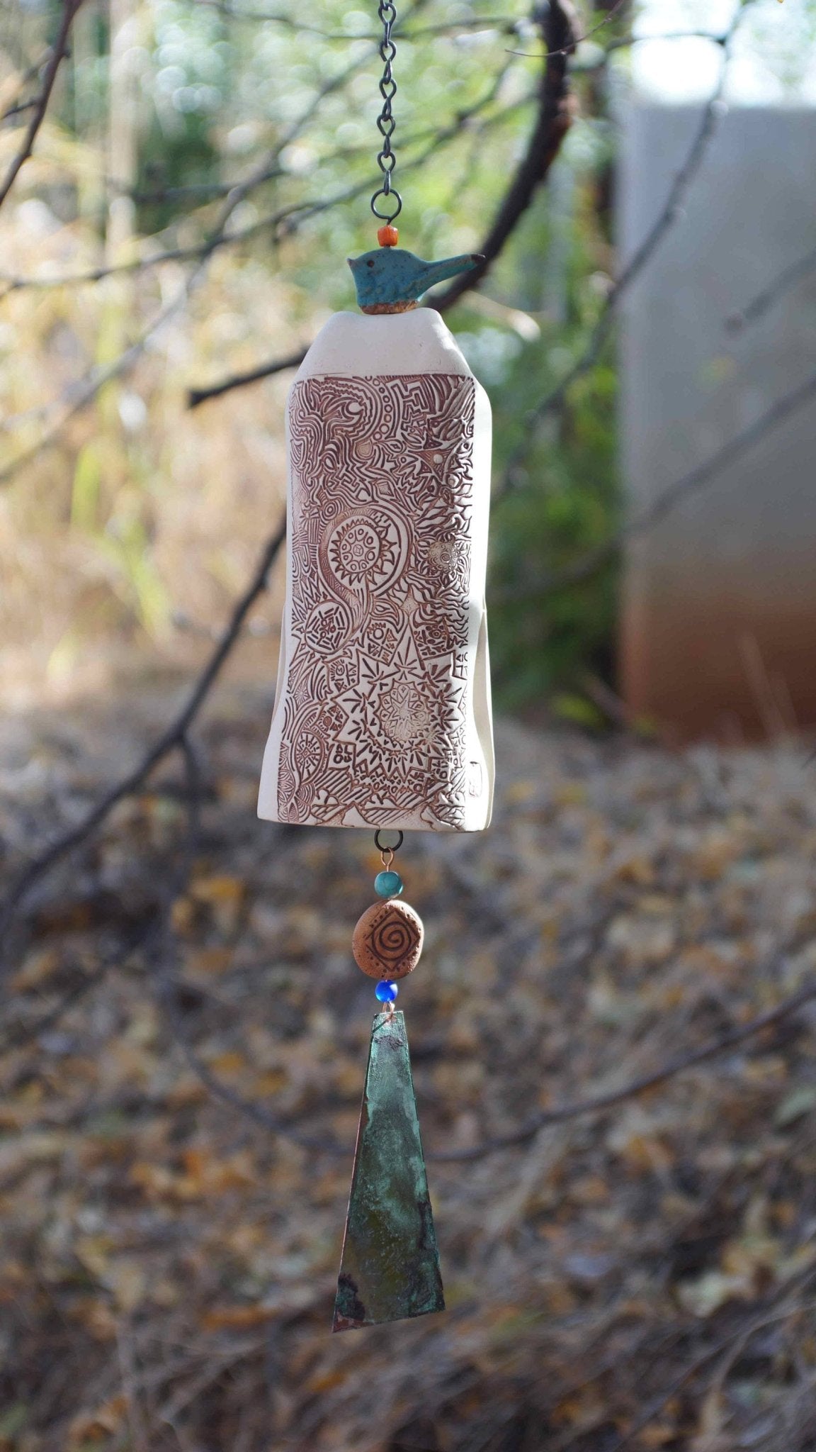 Ceramic Wind Chimes a Gardeners Gift - EarthWind Bells