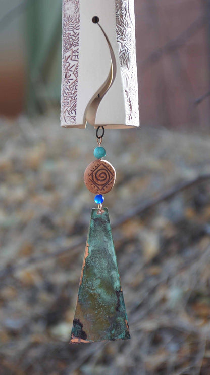 Ceramic Wind Chimes a Gardeners Gift - EarthWind Bells