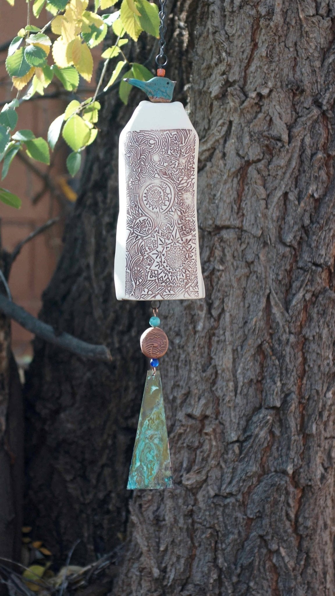 Ceramic Wind Chimes a Gardeners Gift - EarthWind Bells