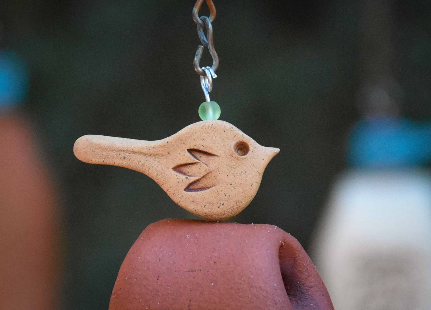 Personalized Pet Memorial Wind Chimes with Etched Paw Print - EarthWind Bells