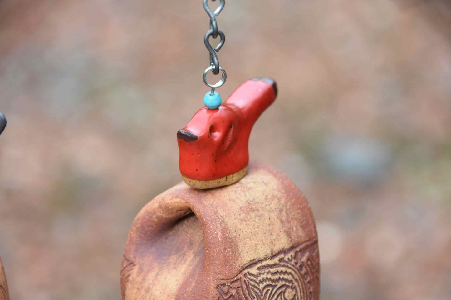 Personalized Sympathy Gift of Wind Chimes with Copper Sail - EarthWind Bells