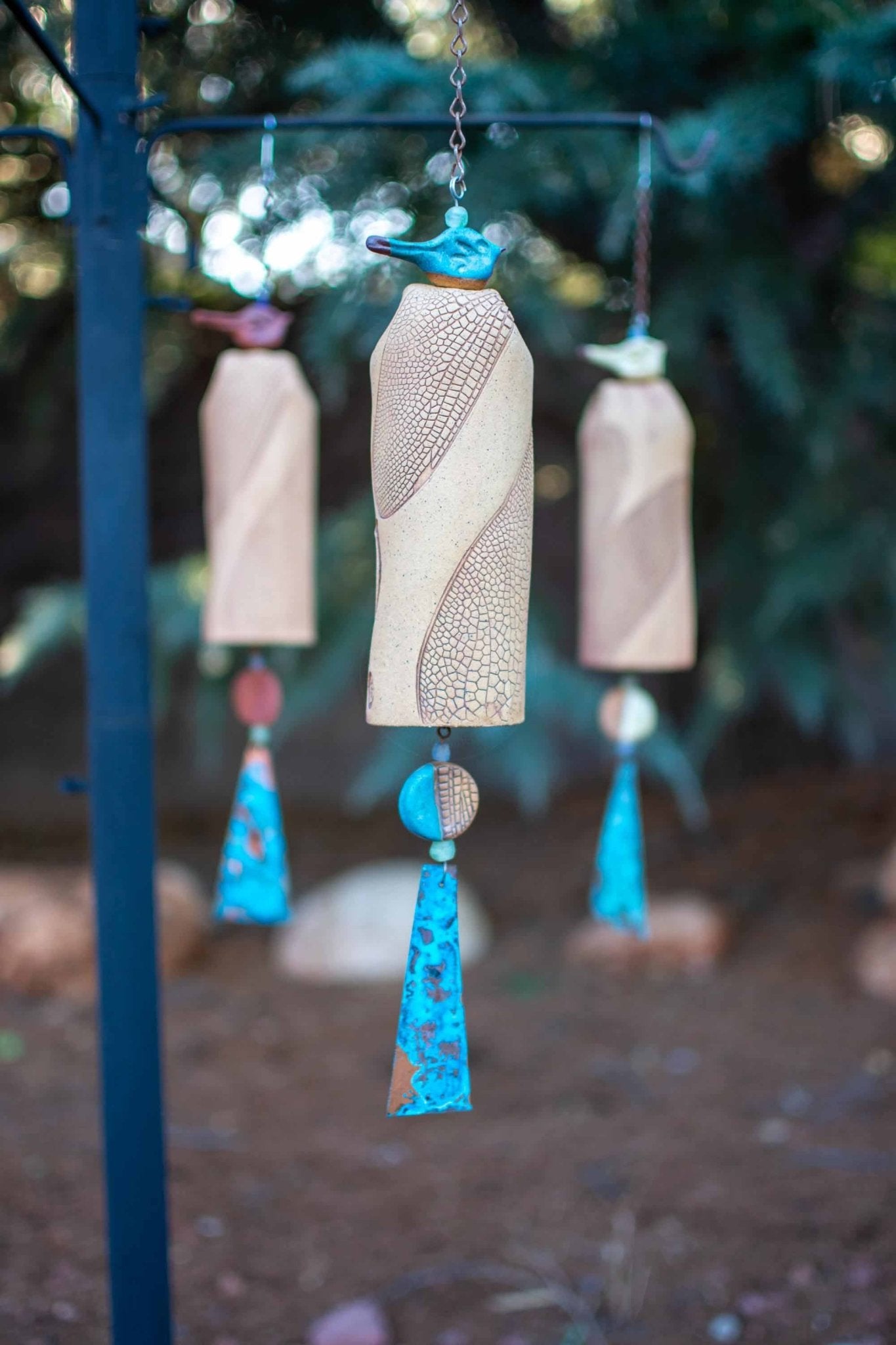 Beautiful Rustic Dragonfly Wind Chime - EarthWind Bells