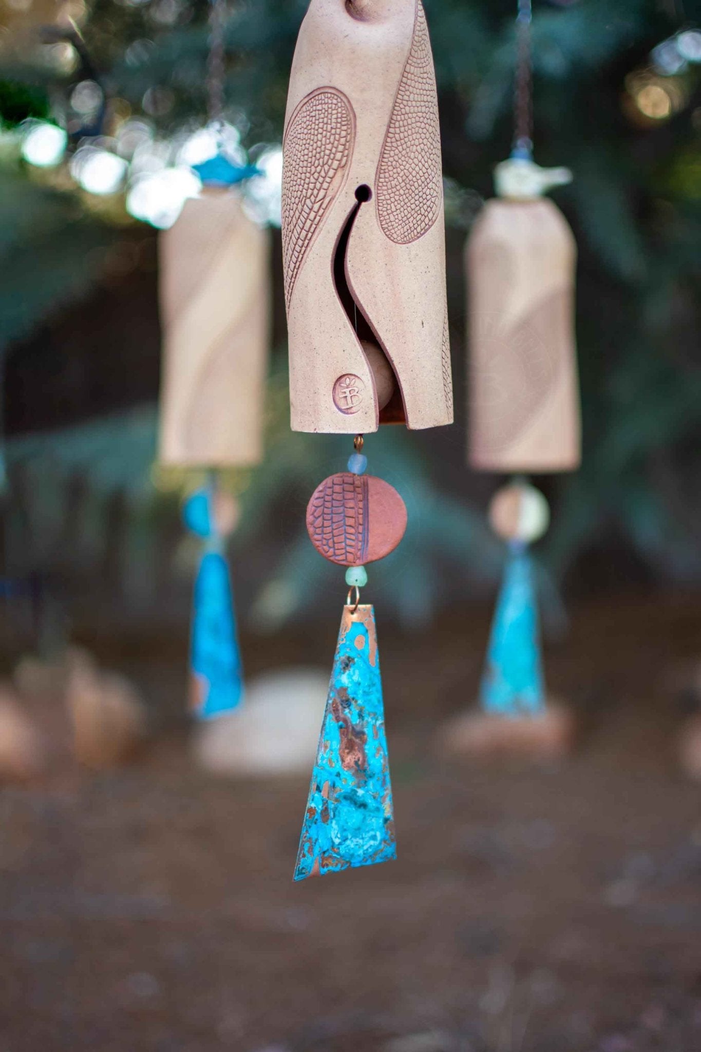 Beautiful Rustic Dragonfly Wind Chime - EarthWind Bells