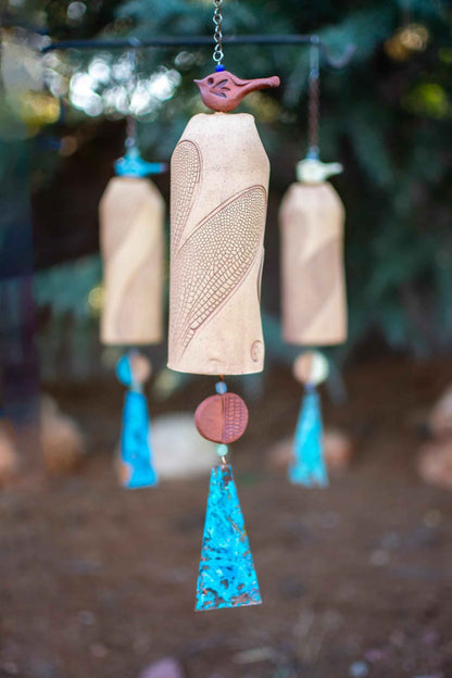 Beautiful Rustic Dragonfly Wind Chime - EarthWind Bells