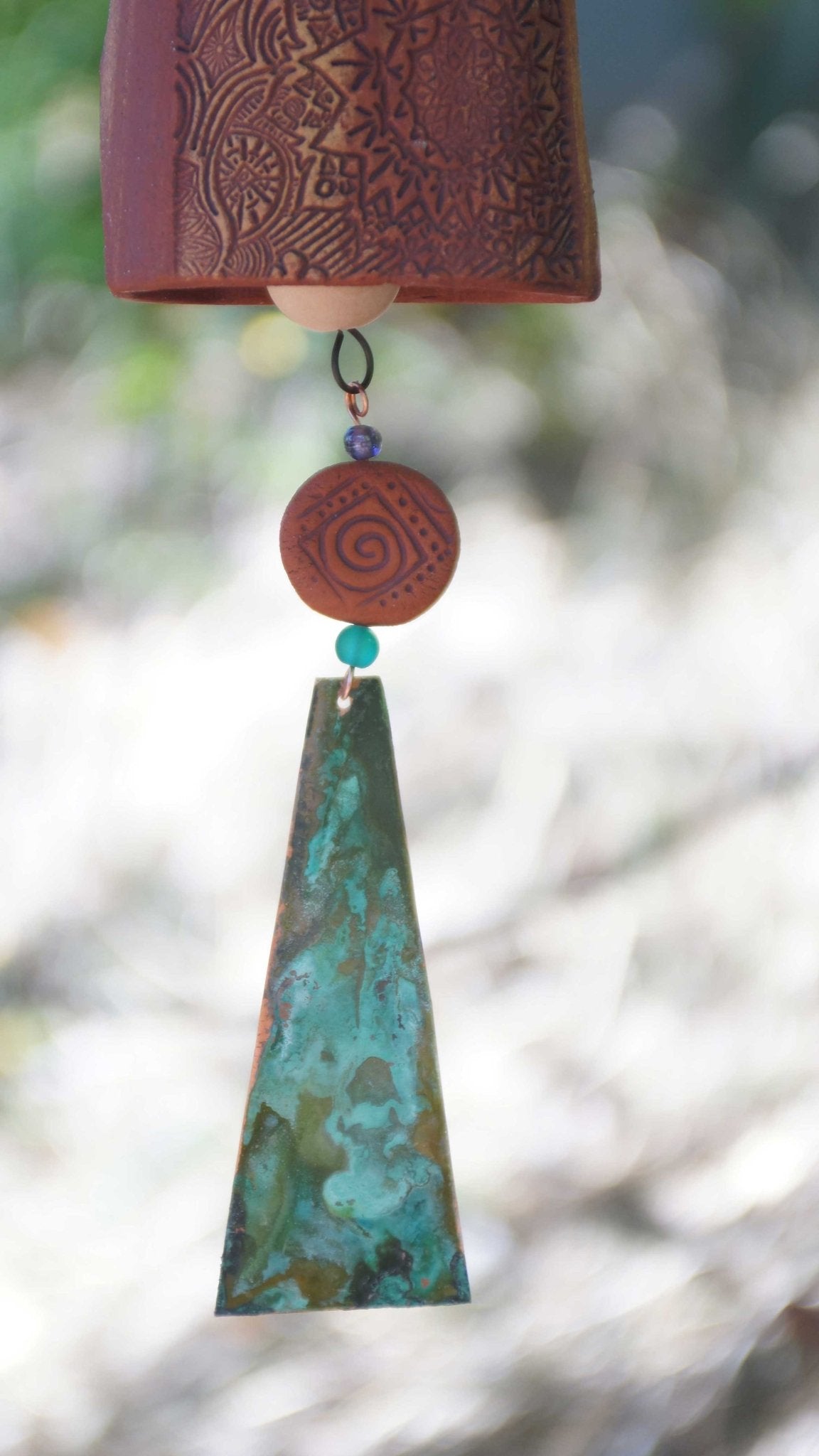 Bereavement Gift Wind Chime with Bird Sculpture - EarthWind Bells