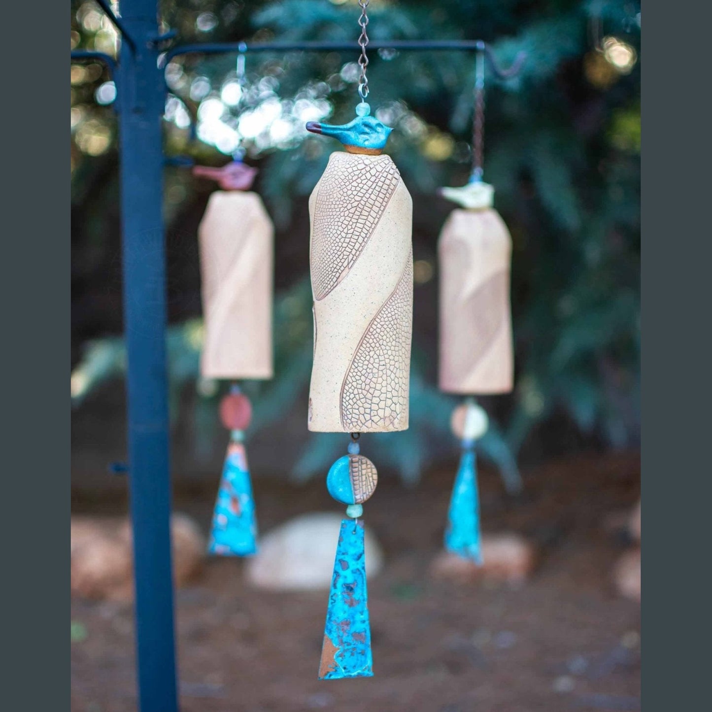 Beautiful Rustic Dragonfly Wind Chime - EarthWind Bells