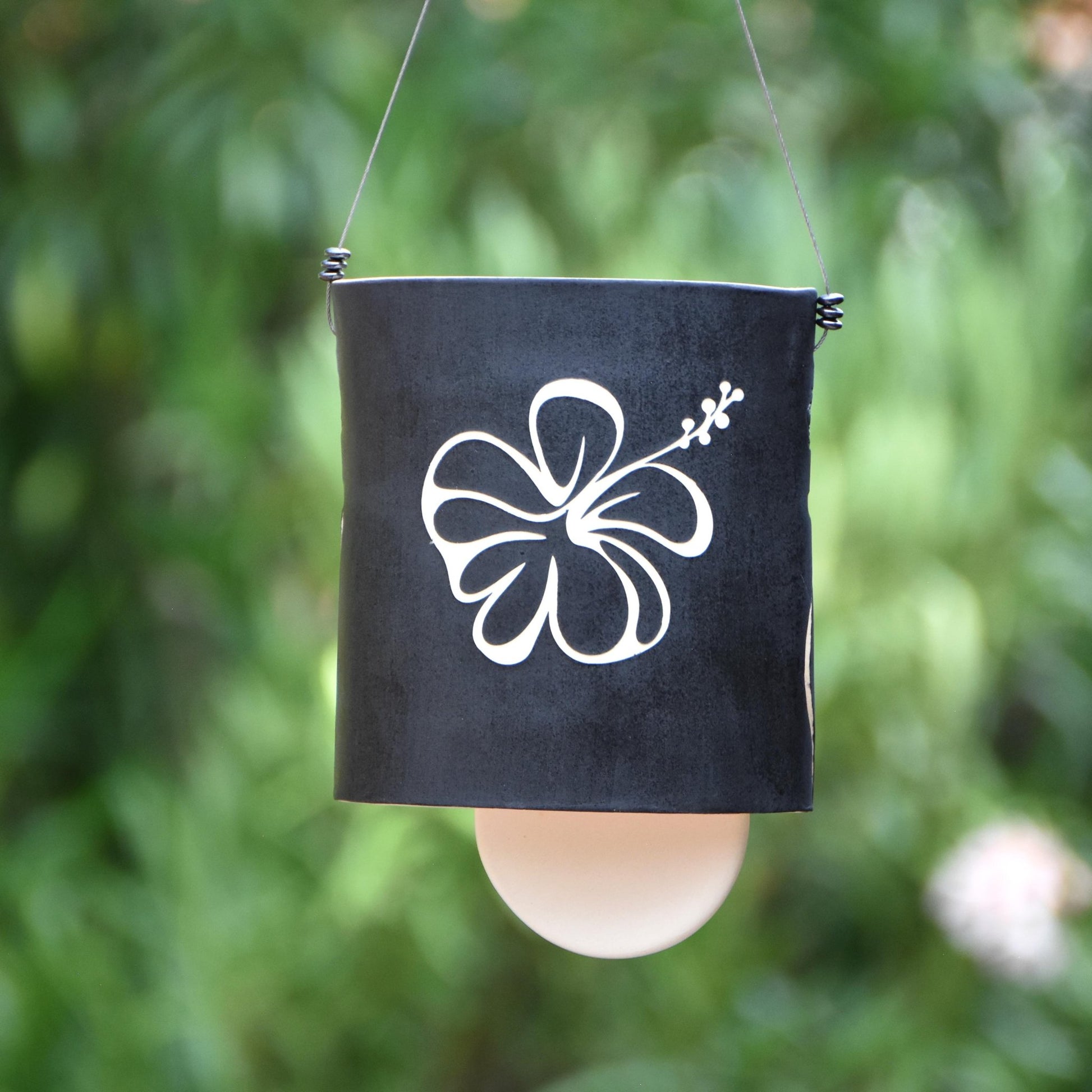 Black and White Hummingbird Wind Chime - A Unique Handmade Gift - EarthWind Bells