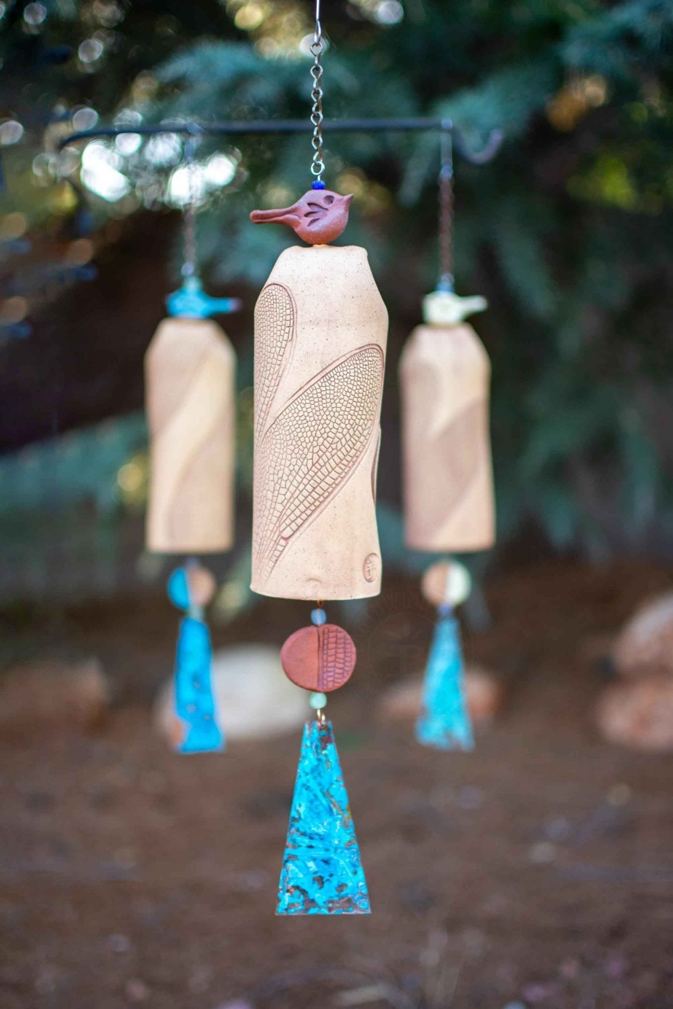 Dragonfly Wind Chime for Outdoors - EarthWind Bells