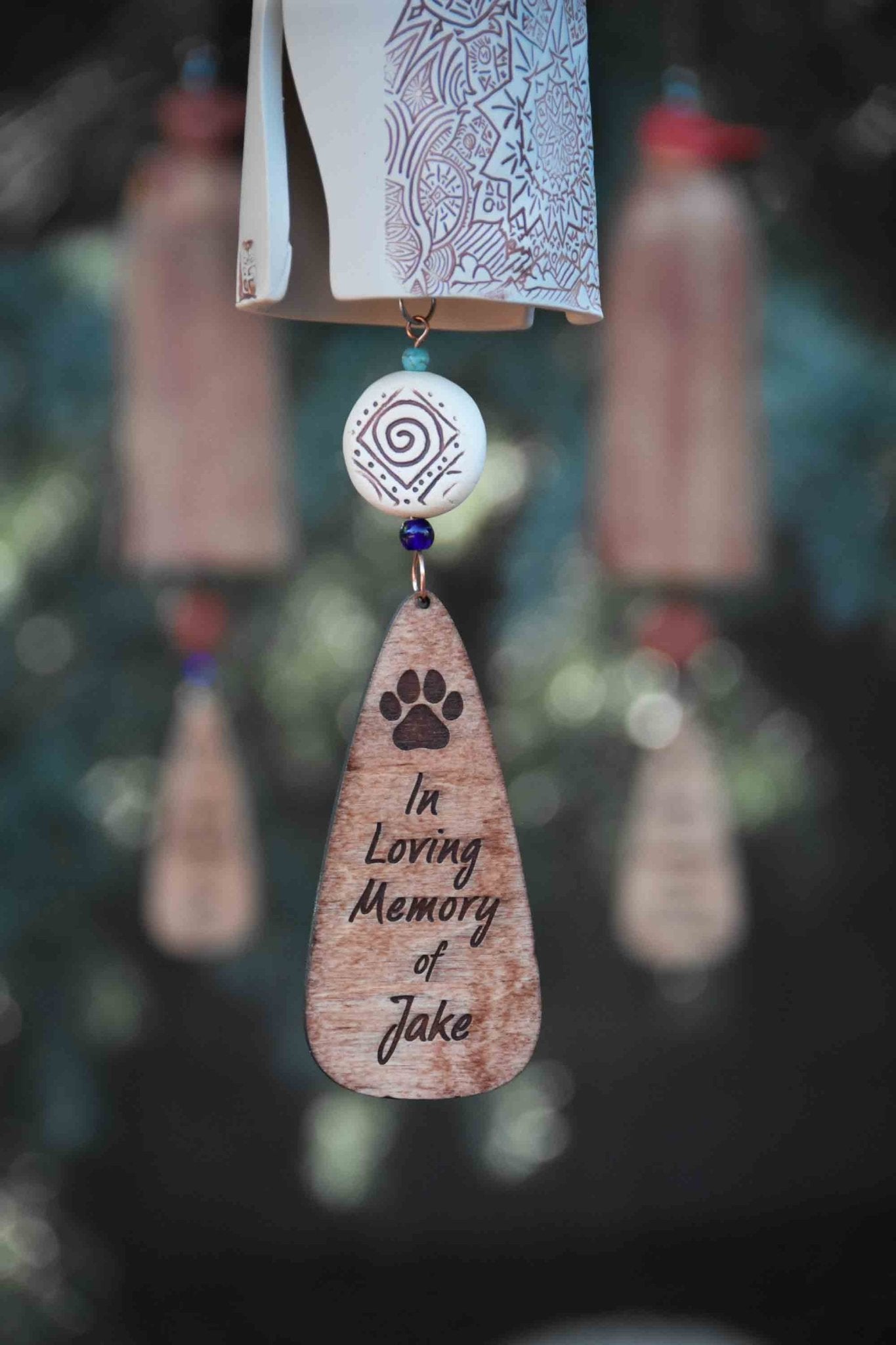 Personalized Handmade Pet Memorial - EarthWind Bells