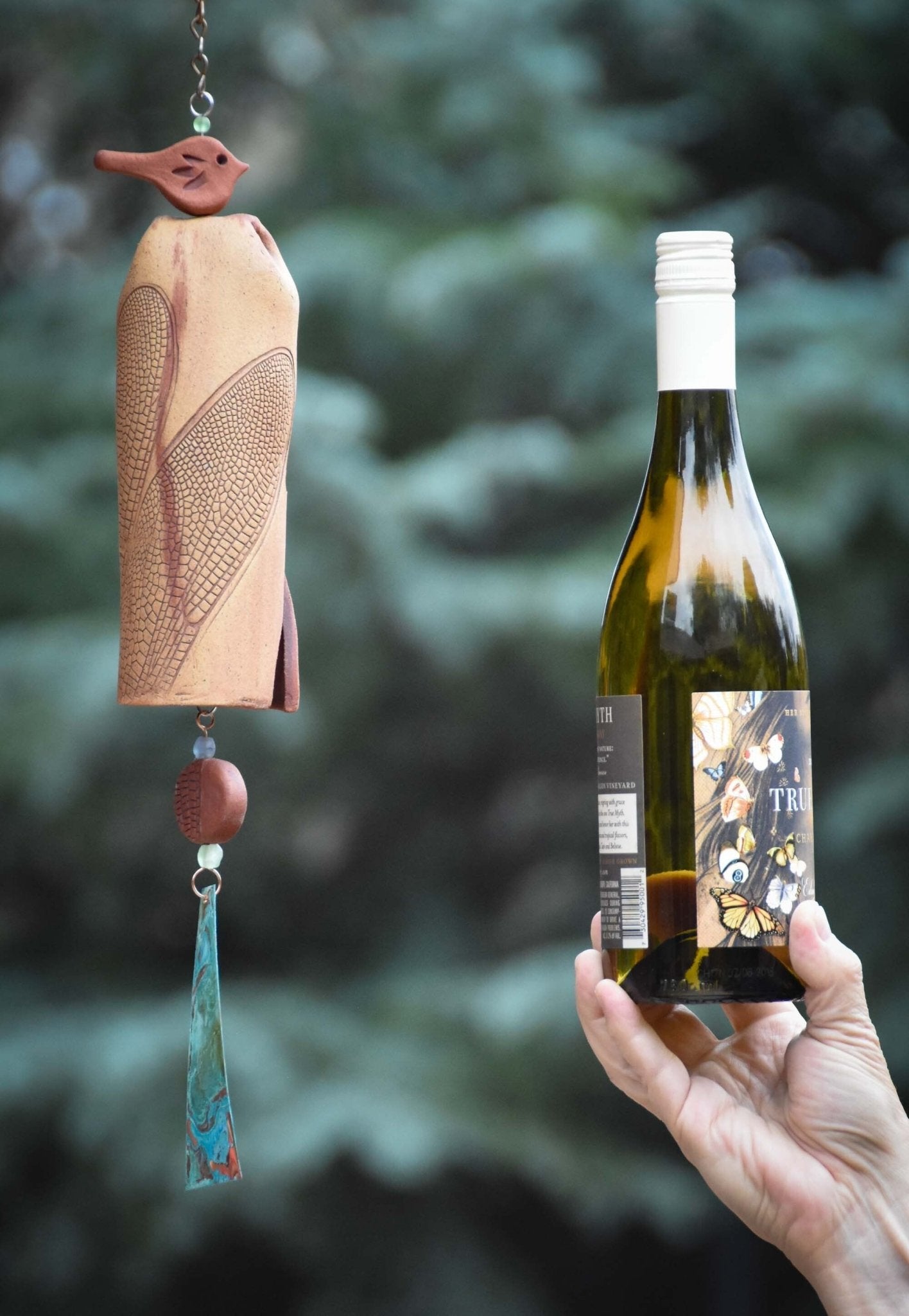 Dragonfly Wind Chime for Outdoors - EarthWind Bells