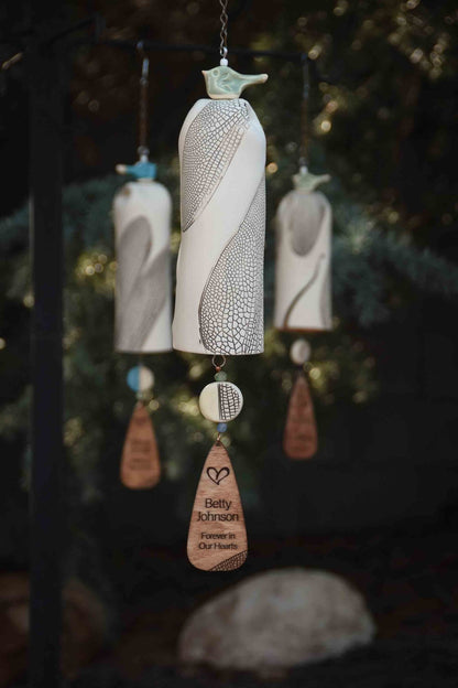 Personalized Bereavement Dragonfly Wind Chimes with Free Card & Gift Wrapping - EarthWind Bells