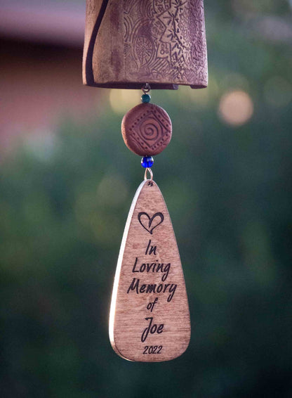 Personalized Memorial Gifts for Loss of Pet, Father or Mother - EarthWind Bells